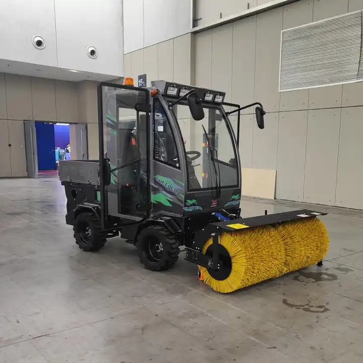BC Sidewalk Solutions Snow sweeper